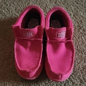 Hey Dude Kids Sneakers in Bright Pink